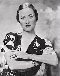 WALLIS WARFIELD SIMPSON, 1936